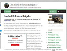 Tablet Screenshot of landschildkroetenratgeber.de